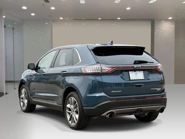 Used 2016 Blue Ford Titanium image 3