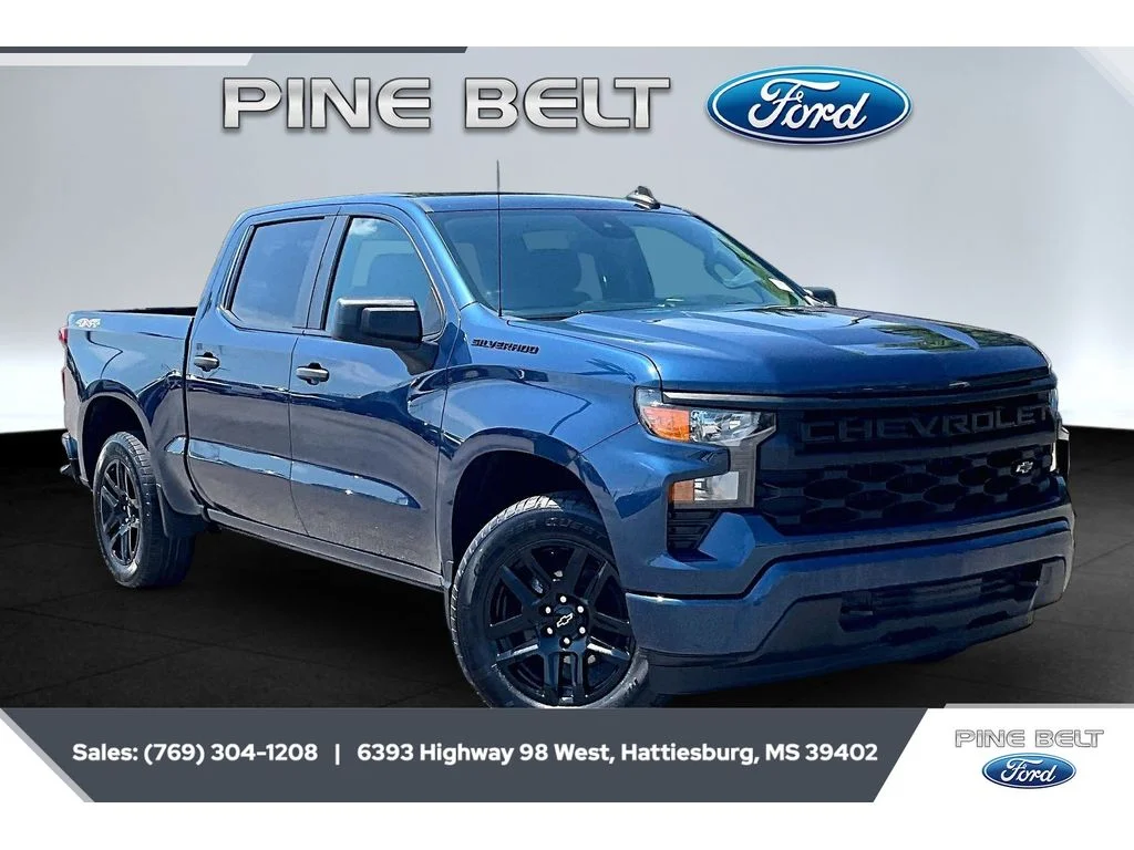 Used 2023 Northsky Blue Metallic Chevrolet Custom image 1