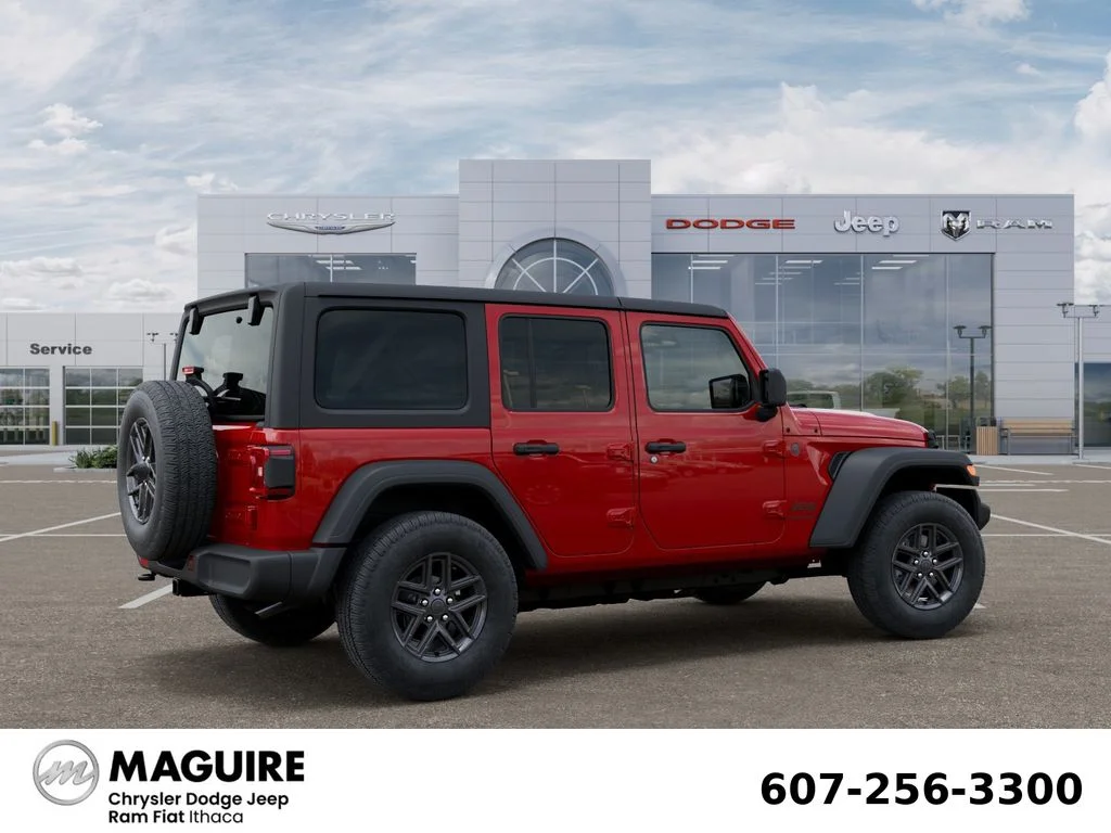 New 2026 Firecracker Red Clear-Coat Exterior Paint Jeep Sport S image 4