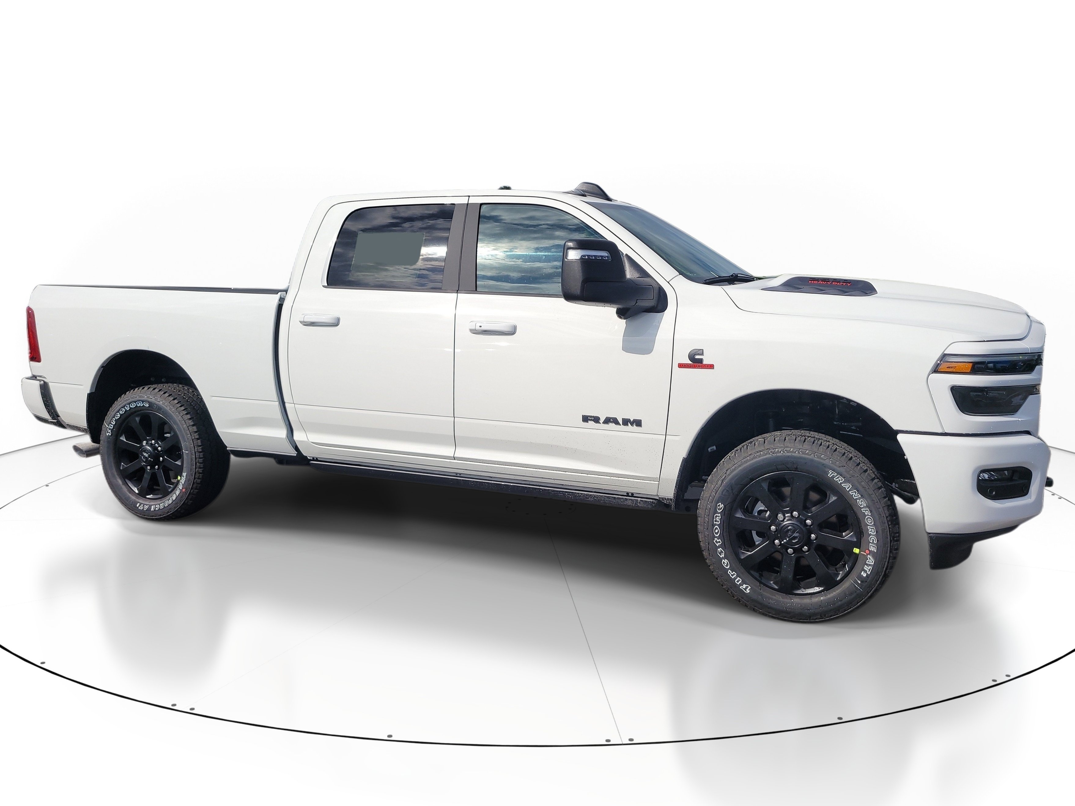 New 2026 Bright White Clear-Coat Exterior Paint RAM Laramie image 5