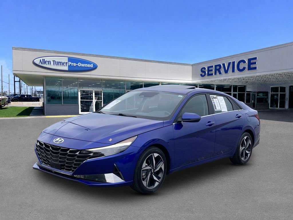 Used 2023 Intense Blue Hyundai Limited image 4