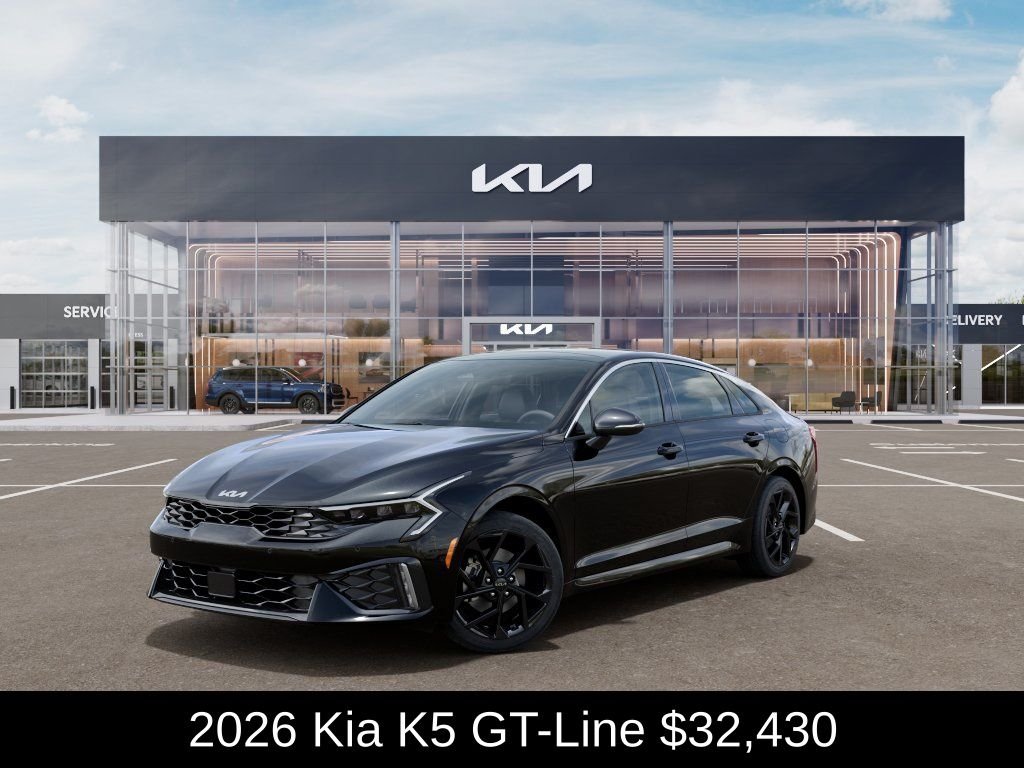 New 2026 Aurora Black Pearl Kia GT-Line FWD image 2