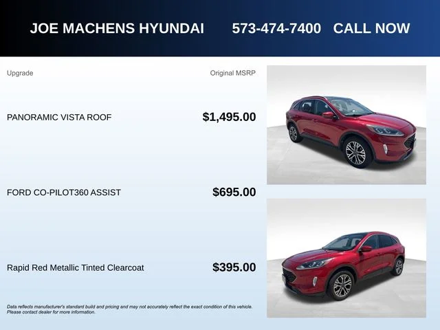 Used 2020 Red Ford SEL image 5