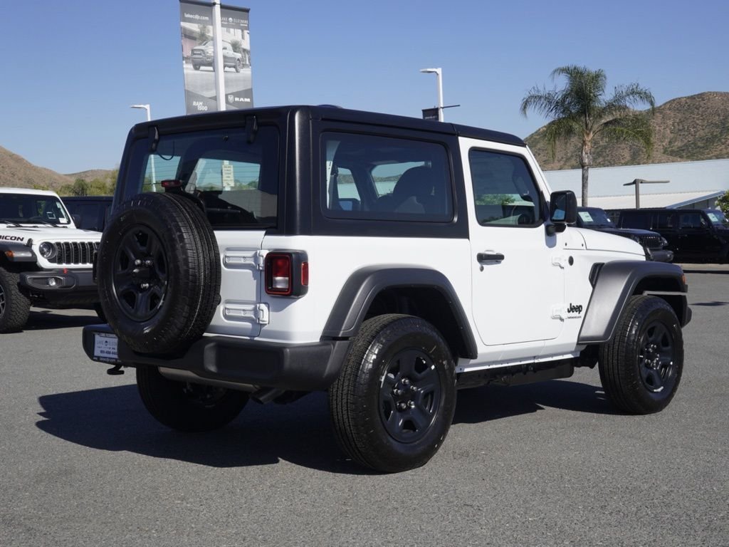 New 2026 Bright White Clear-Coat Exterior Paint Jeep Sport image 3