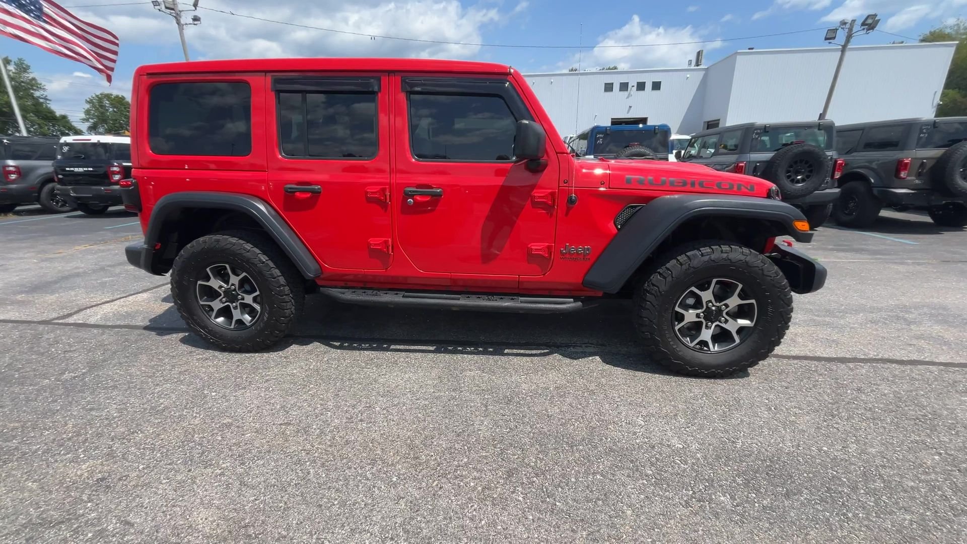 Certified Used 2021 Red Jeep Unlimited Rubicon image 20