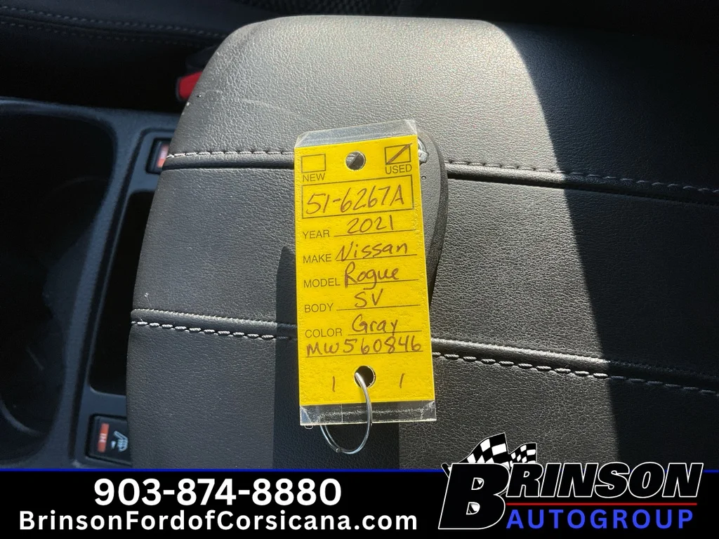 Used 2021 Gun Metallic Nissan SV image 32