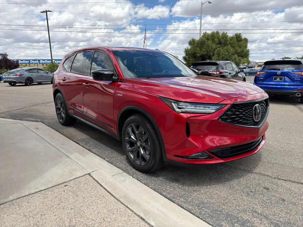 Certified Used 2023 Performance Red Pearl Acura SH-AWD with A-Spec Package image 5