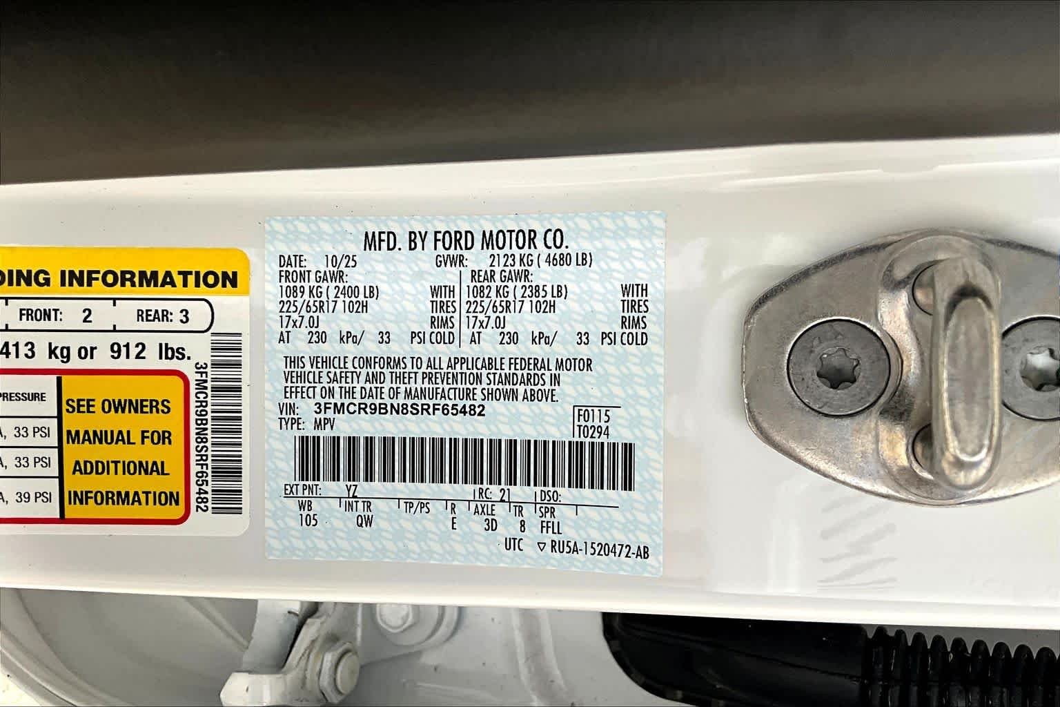 New 2025 Oxford White Ford Big Bend® image 16