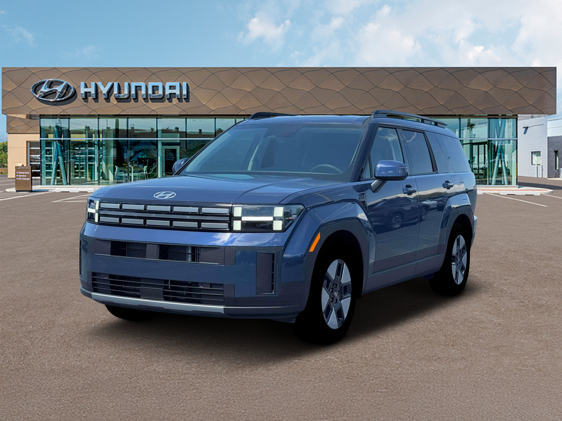 New 2026 Blue Hyundai SEL image 1