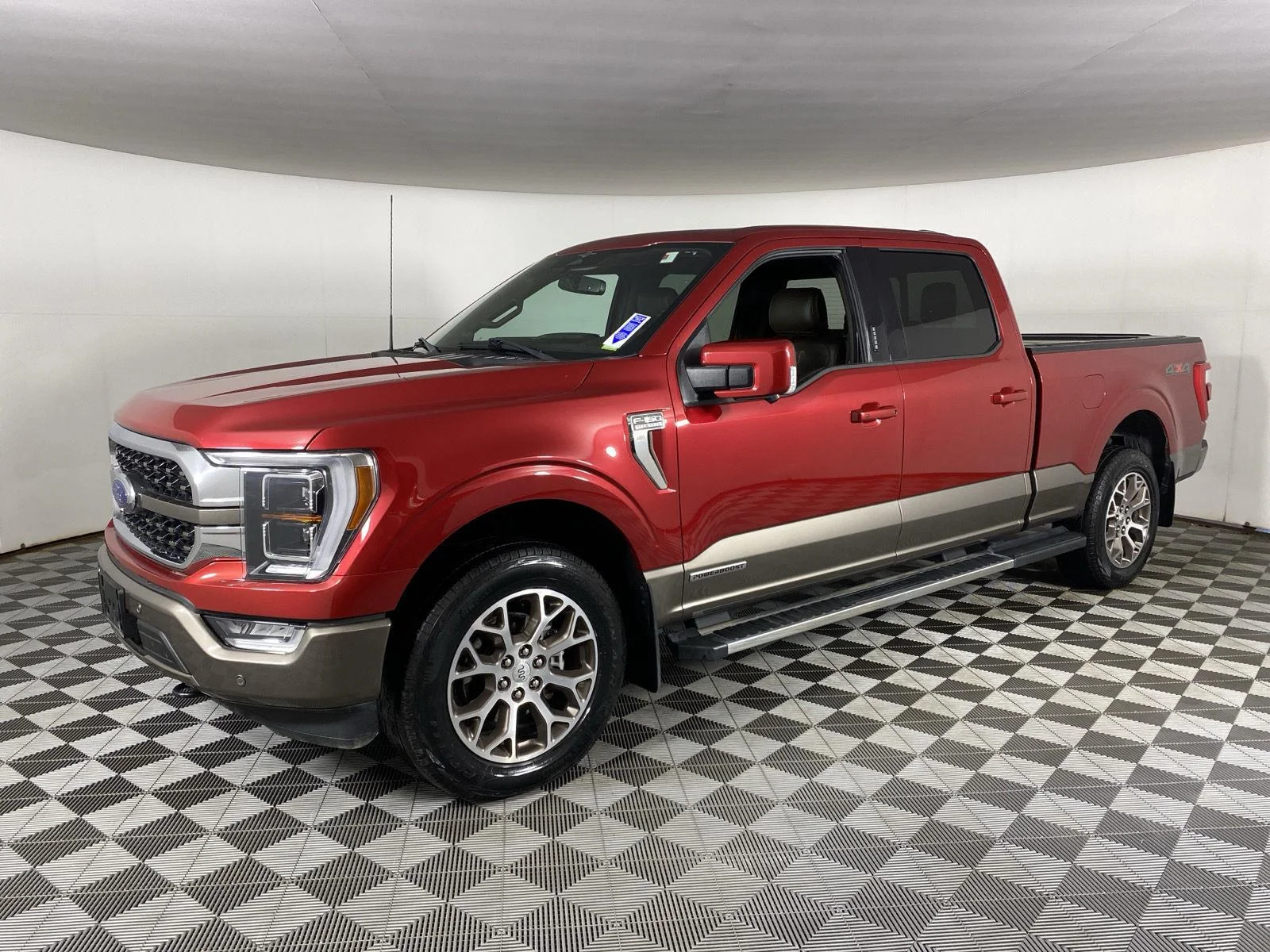 Used 2023 Rapid Red Metallic Tinted Clearcoat/Stone Gray Ford King Ranch image 6