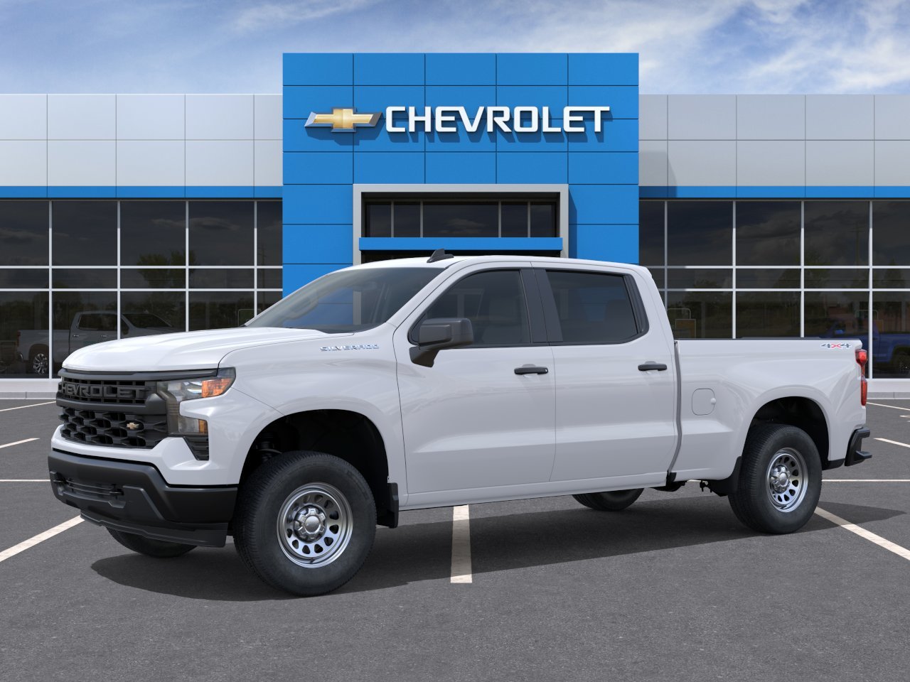 New 2026 Summit White Chevrolet Work Truck image 2