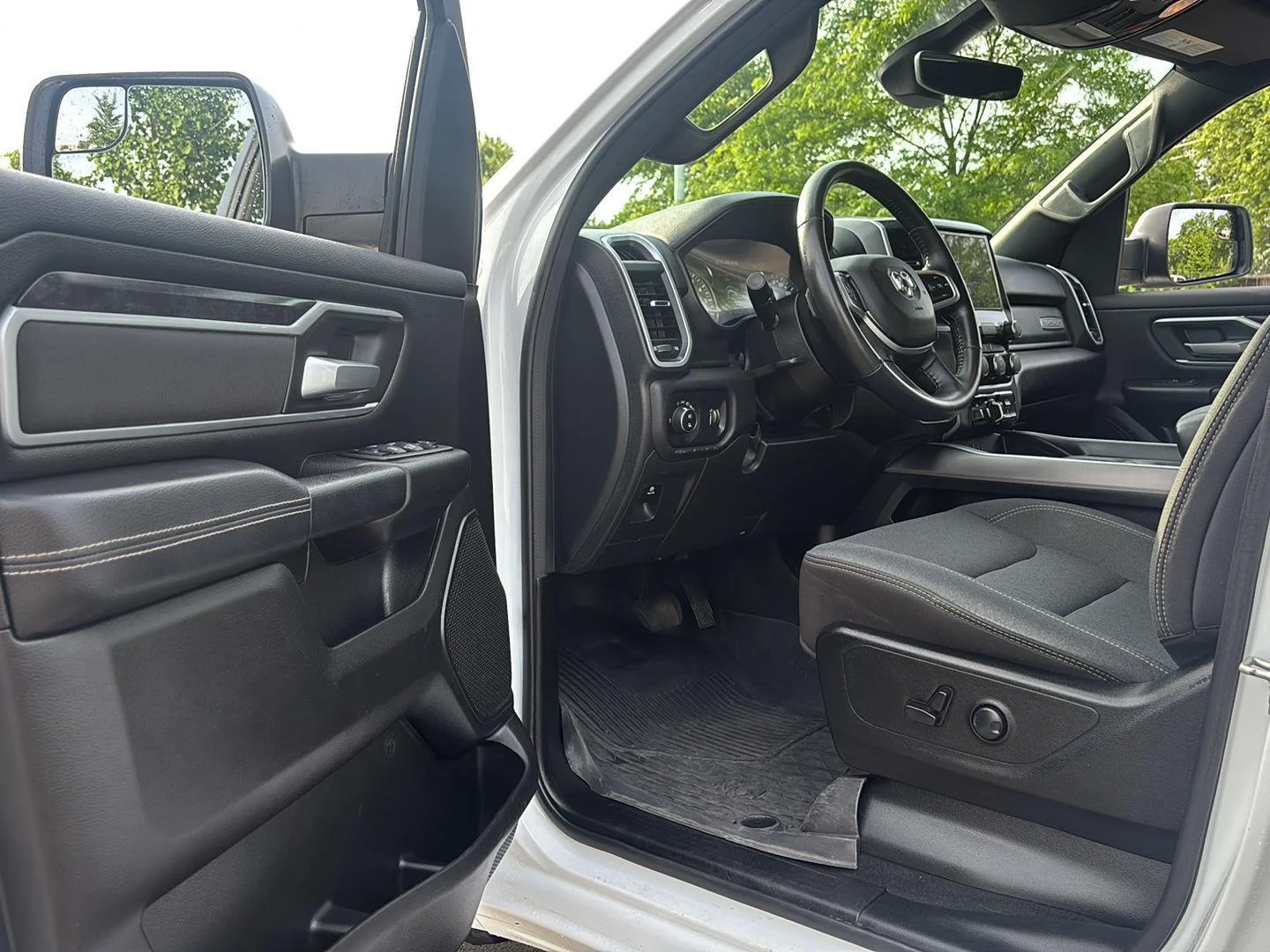Used 2023 Bright White Clearcoat Ram Big Horn image 2