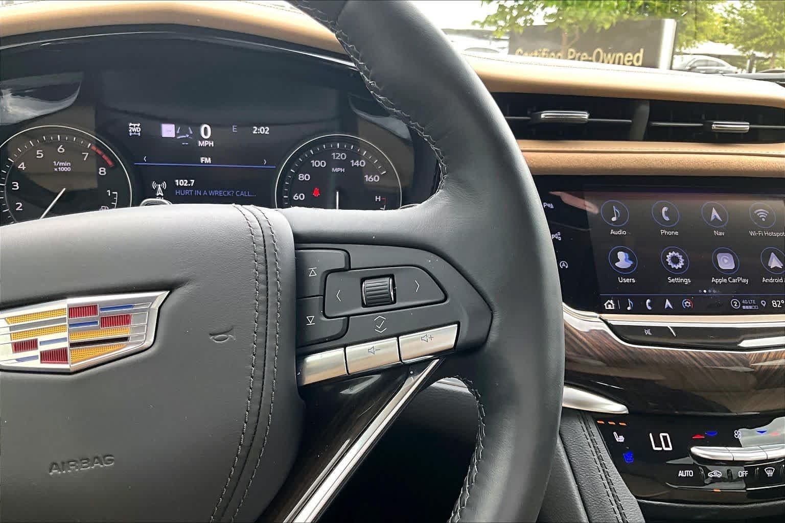 Used 2024 Crystal White Tricoat Cadillac AWD Premium Luxury image 25