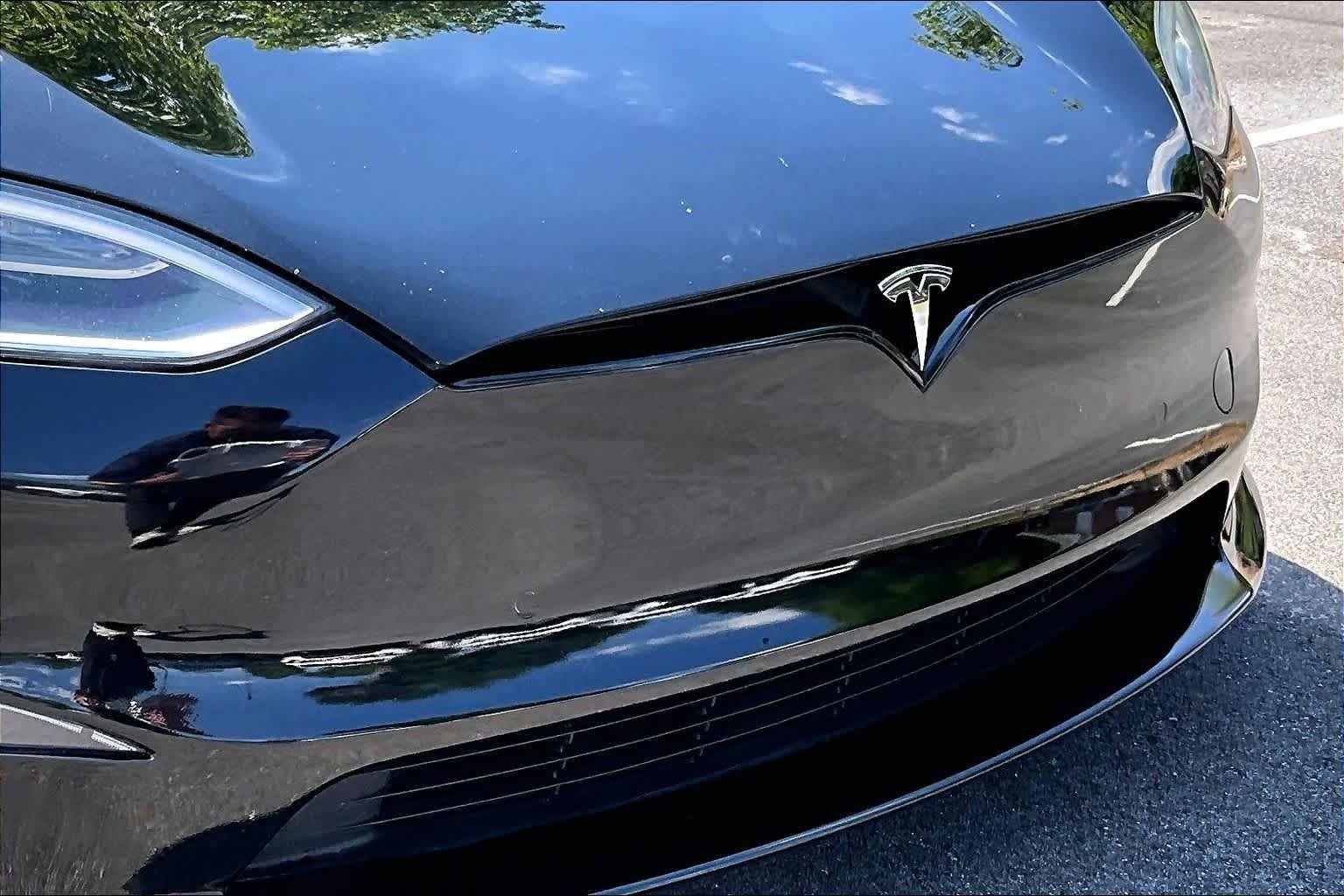 Used 2021 Solid Black Tesla Plaid image 29