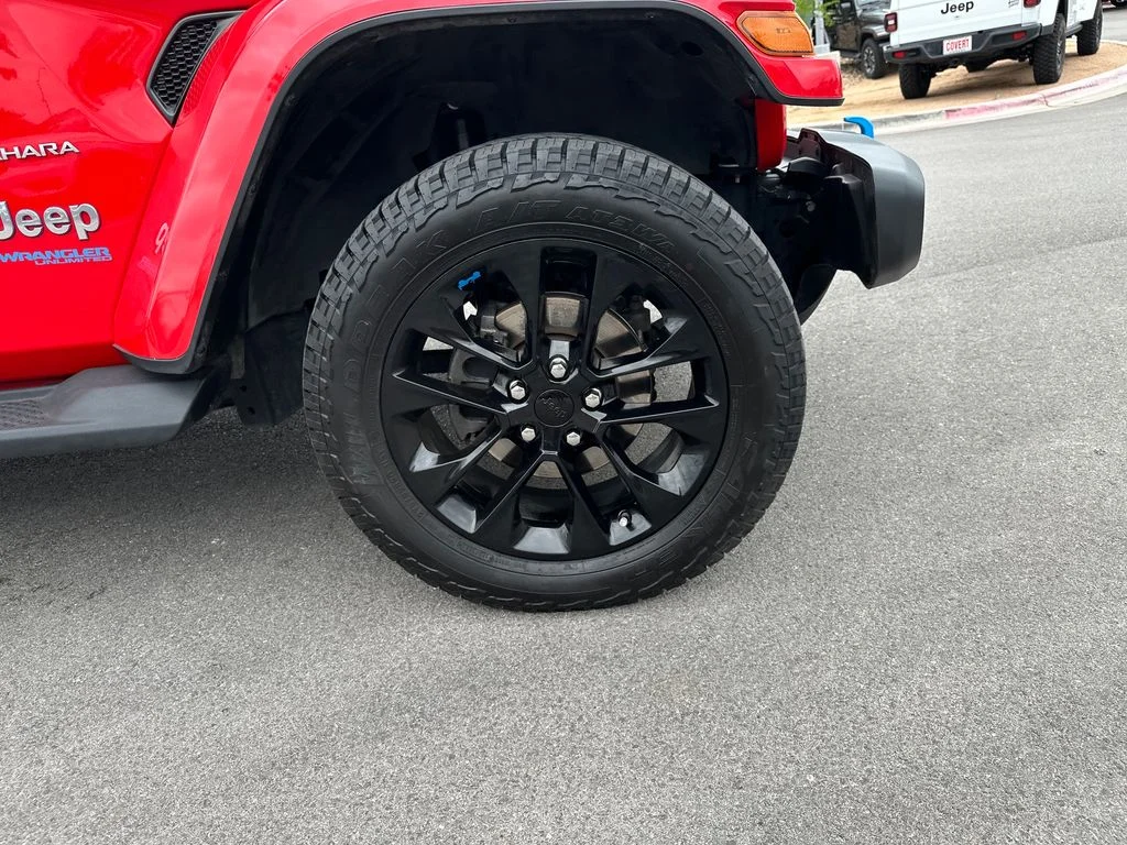 Used 2022 Red Jeep Unlimited Sahara 4xe image 13