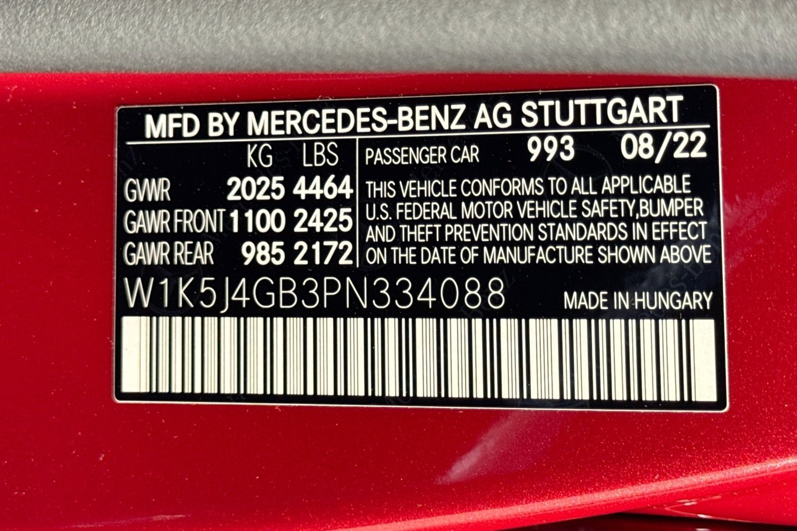 Used 2023 Manufaktur Patagonia Red Metallic Mercedes-Benz CLA 250 image 30