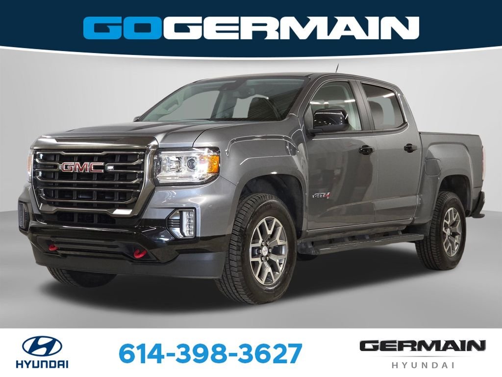 Used 2021 Gray GMC AT4 w/Leather image 1