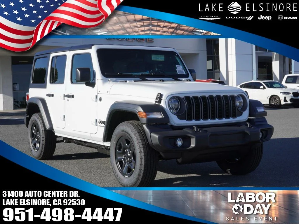 New 2026 Bright White Clearcoat Jeep Sport image 1
