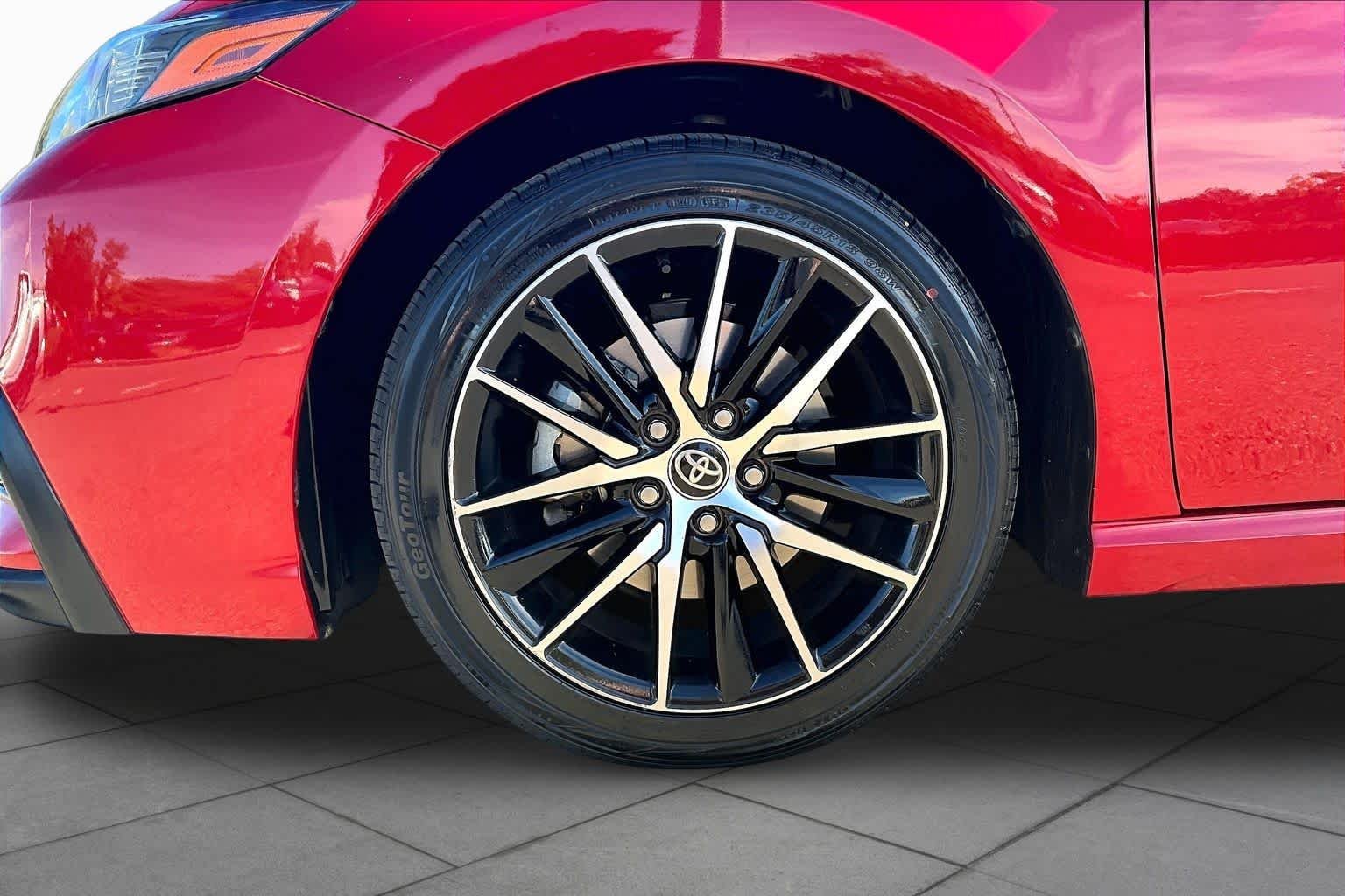 Used 2021 Supersonic Red Toyota SE image 10