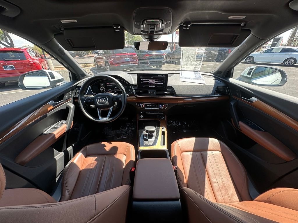 Used 2021 White Audi 55 Premium Plus image 16