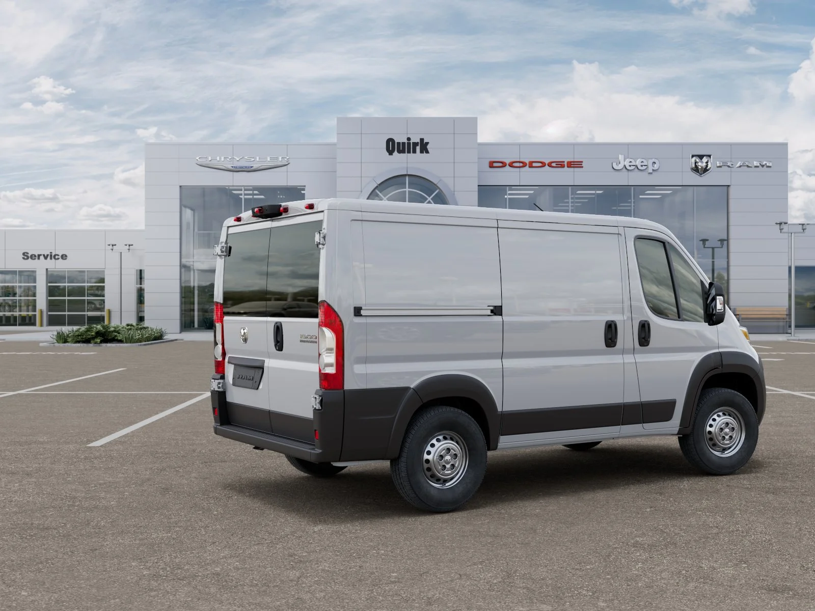 New 2026 Bright White Clear-Coat Exterior Paint RAM Tradesman 1500 Low Roof 118 WB w/Pass Seat image 30