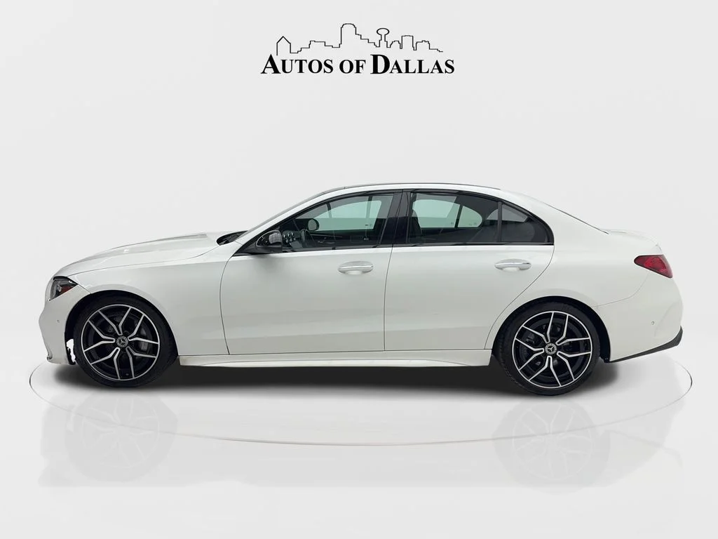 Used 2022 White Mercedes-Benz C 300 AMG® NIGHT PKG,NAV,CAM,PANO,BLIND SPOT image 6