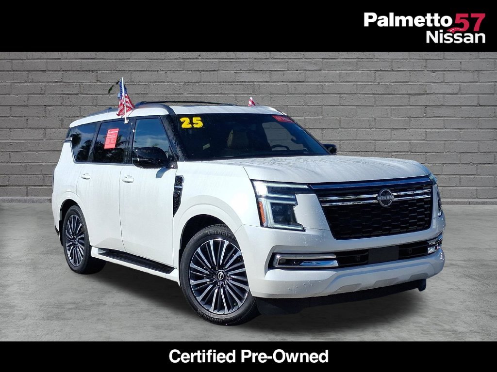 Certified Used 2025 White Nissan Platinum Reserve image 1