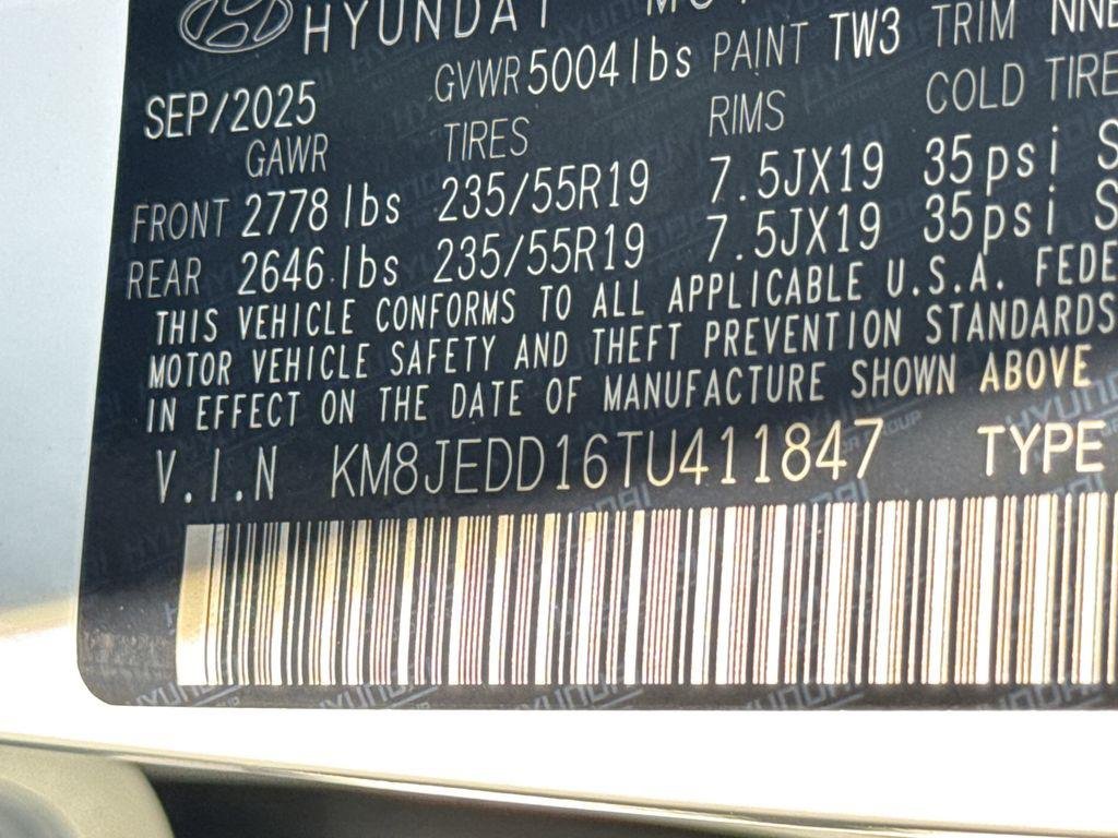 New 2026 White Hyundai Limited image 32