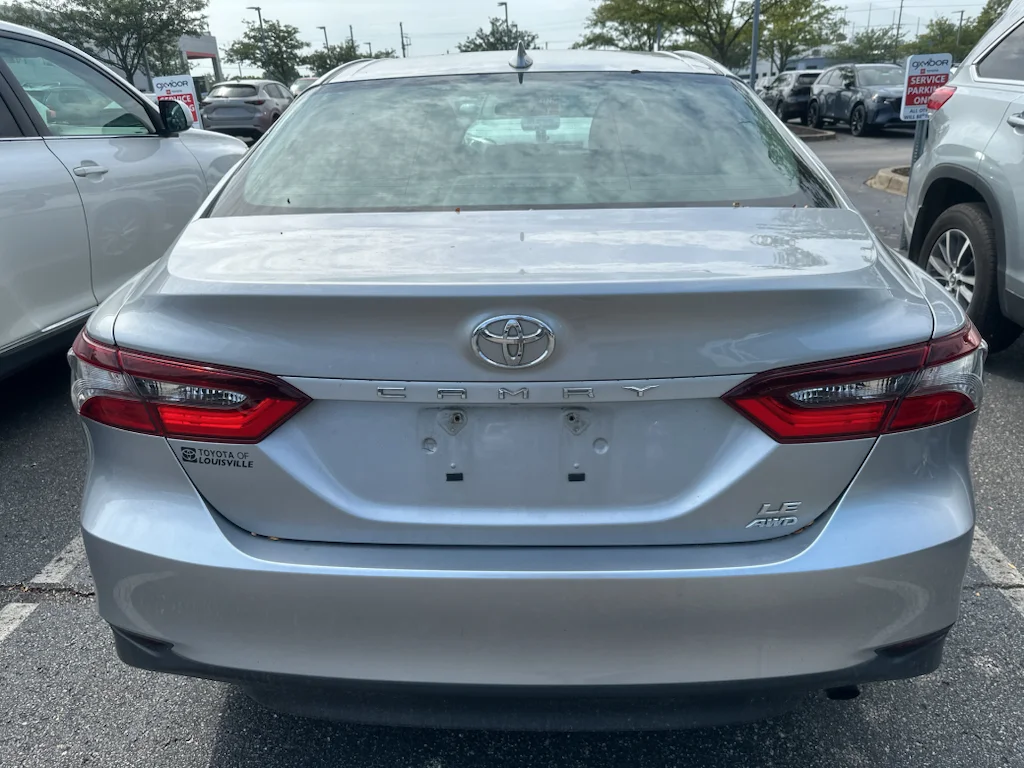 Used 2021 Silver Toyota LE image 3