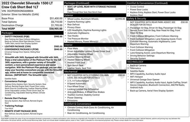 Certified Used 2022 Silver Chevrolet LT image 24