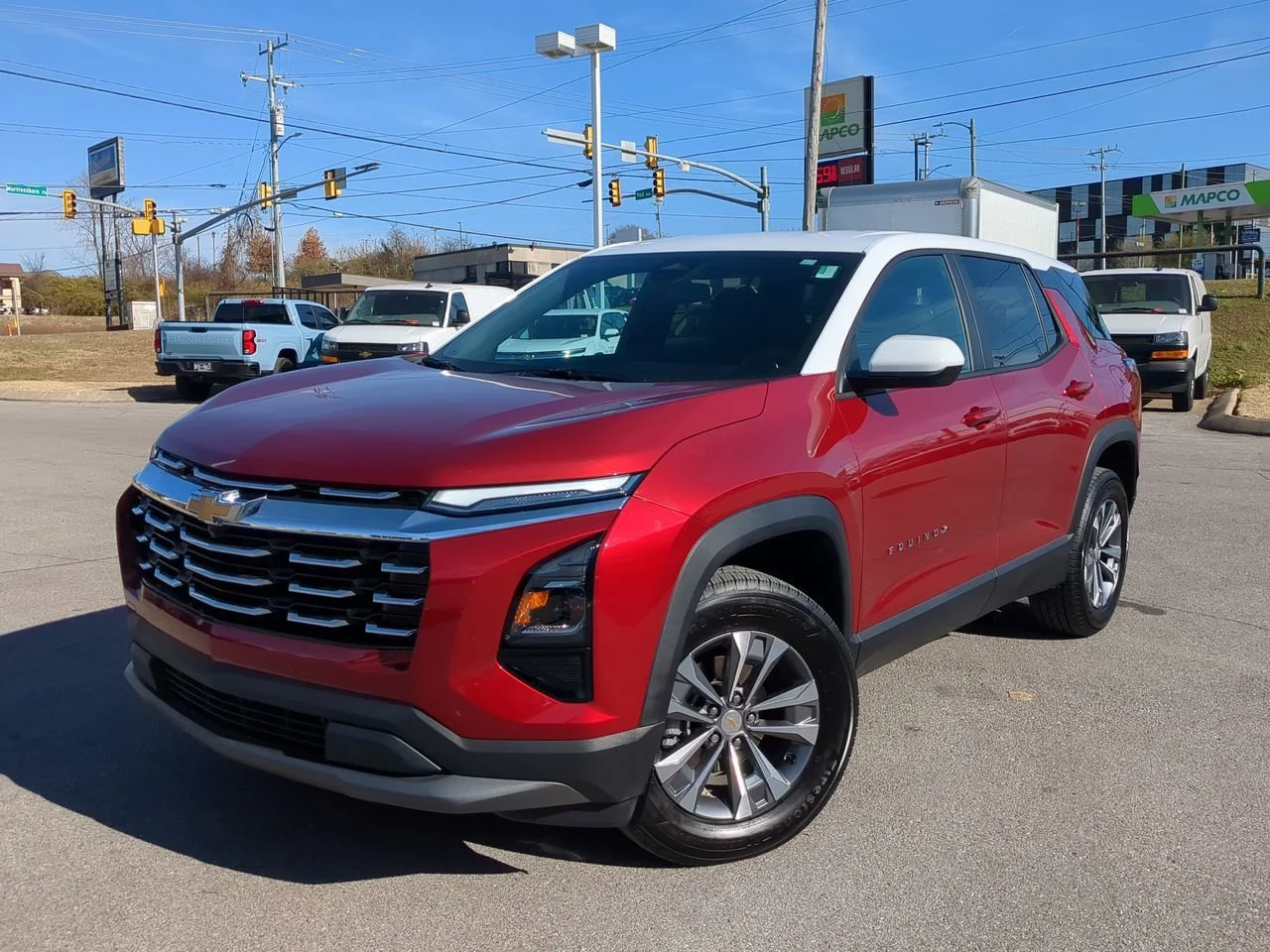 Used 2026 Radiant Red Tintcoat Chevrolet LT image 1