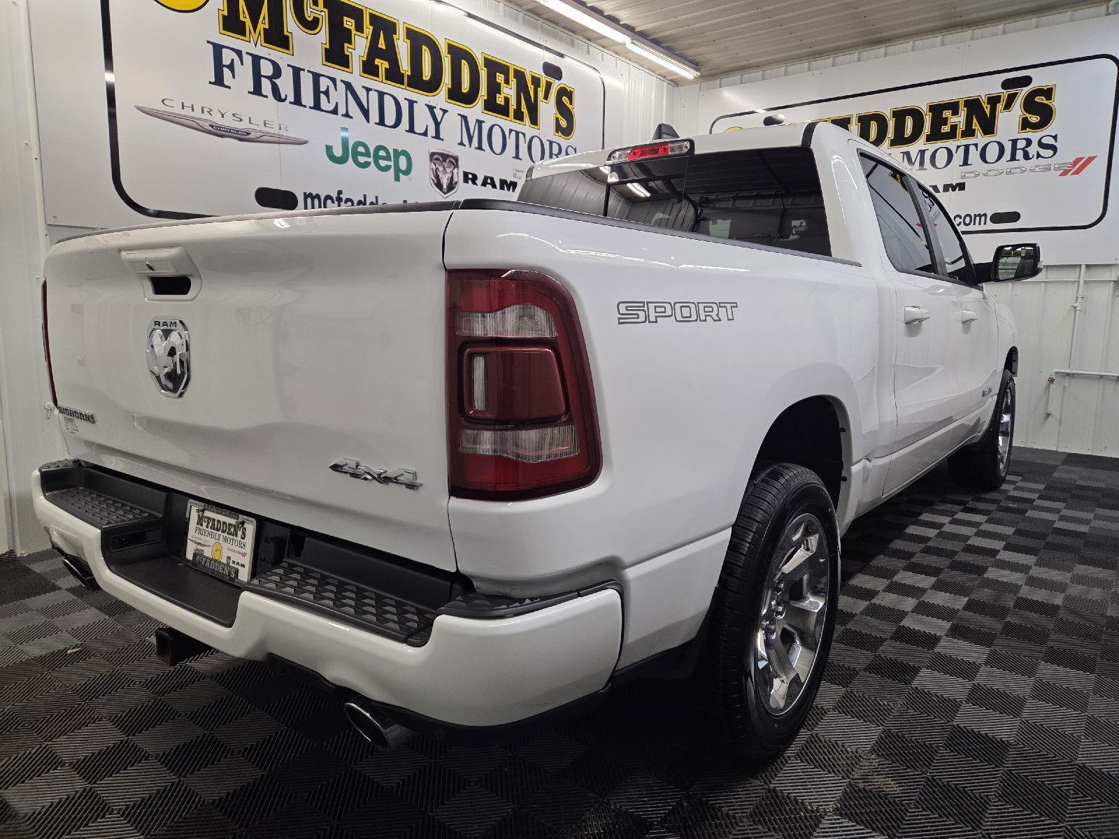 Used 2022 Bright White Clearcoat Ram Big Horn image 4