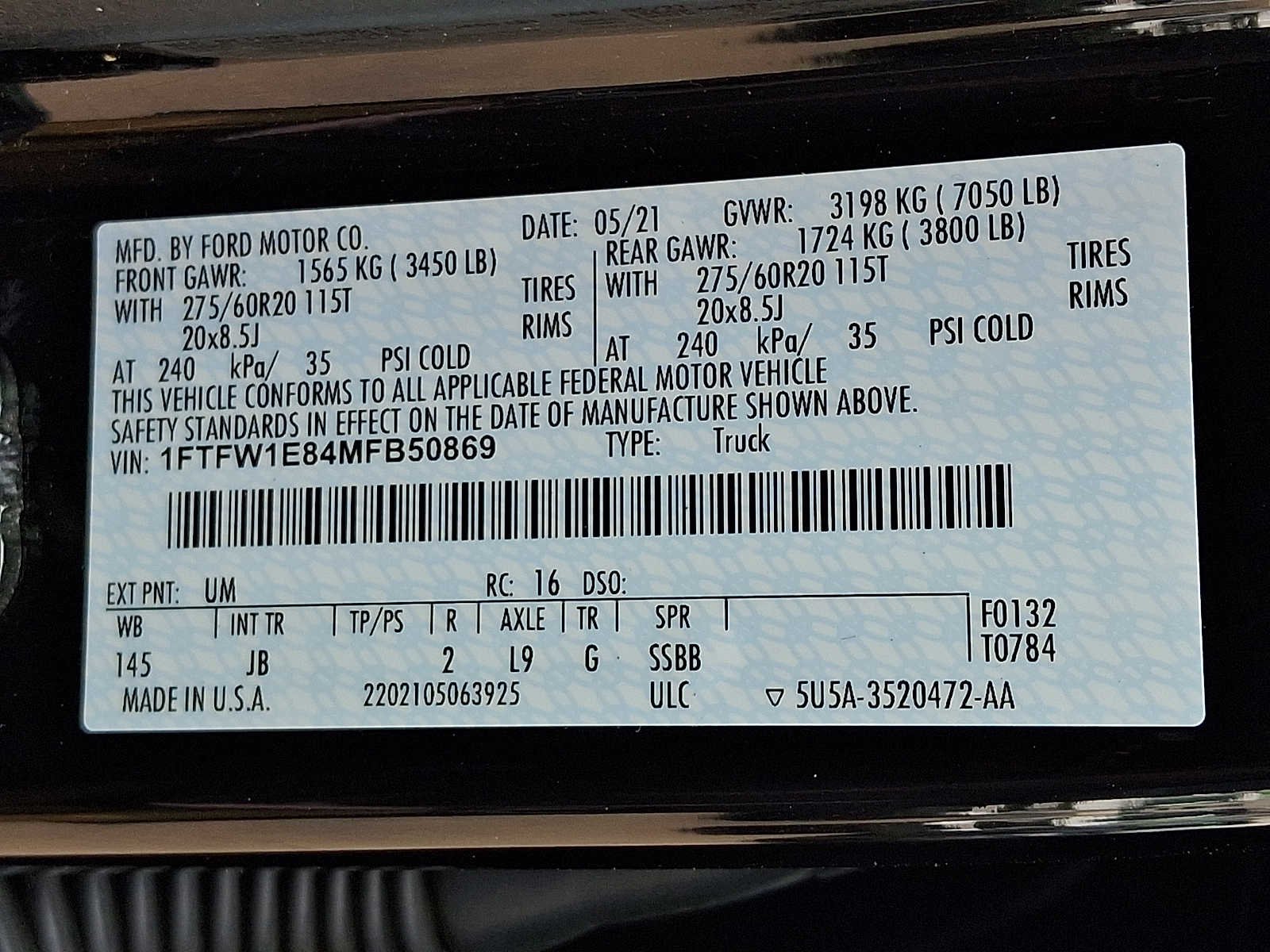 Used 2021 Agate Black Metallic Ford XL image 25