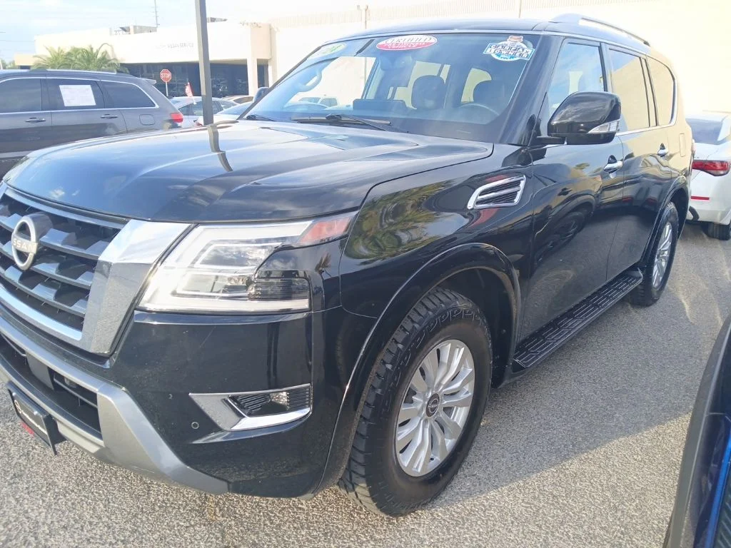 Used 2024 Black Nissan SV image 1