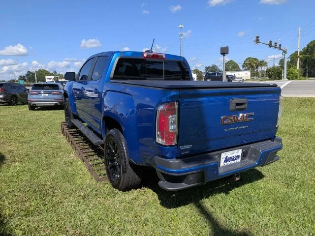 Used 2021 DYNAMIC BLUE METALLIC GMC 2WD Elevation image 5