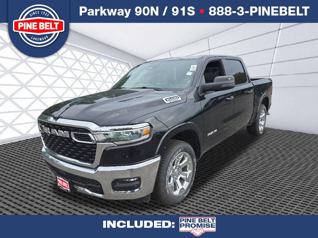 New 2026 Diamond Black Crystal Pearl-Coat Exterior Paint RAM Big Horn/Lone Star image 1