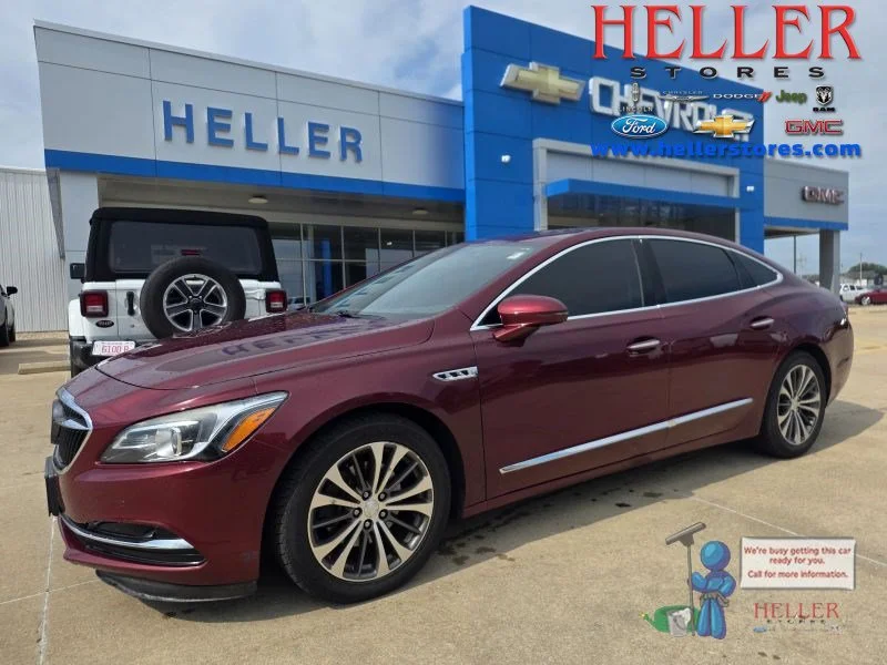 Used 2017 CRIMSON RED TINTCOAT Buick Premium image 1