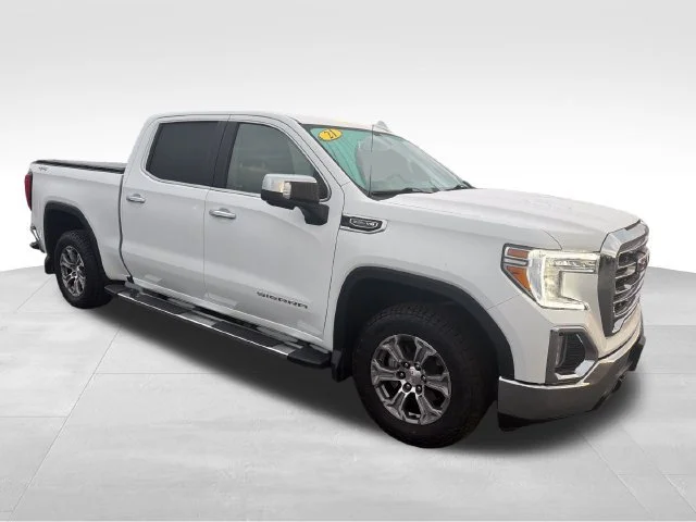 Used 2021 SUMMIT WHITE GMC SLT image 9