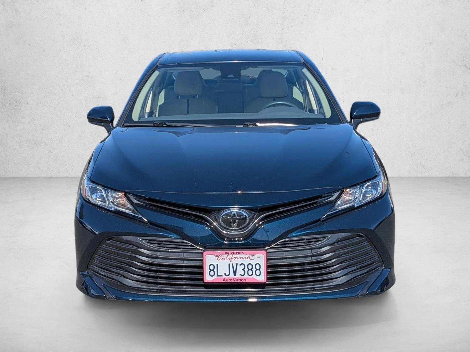 Used 2019 Galactic Aqua Mica Toyota LE image 2