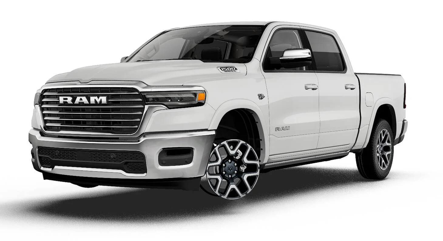 New 2027 Bright White Clear-Coat Exterior Paint RAM LARAMIE image 13