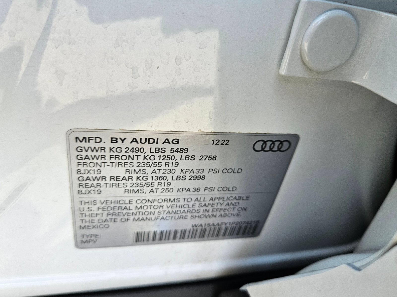 Used 2023 Glacier White Meta Audi S line Premium Plus image 25