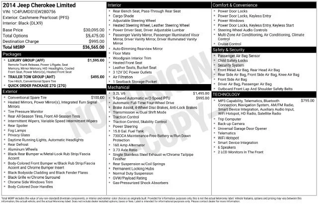 Used 2014 Cashmere Pearlcoat Jeep Limited image 20