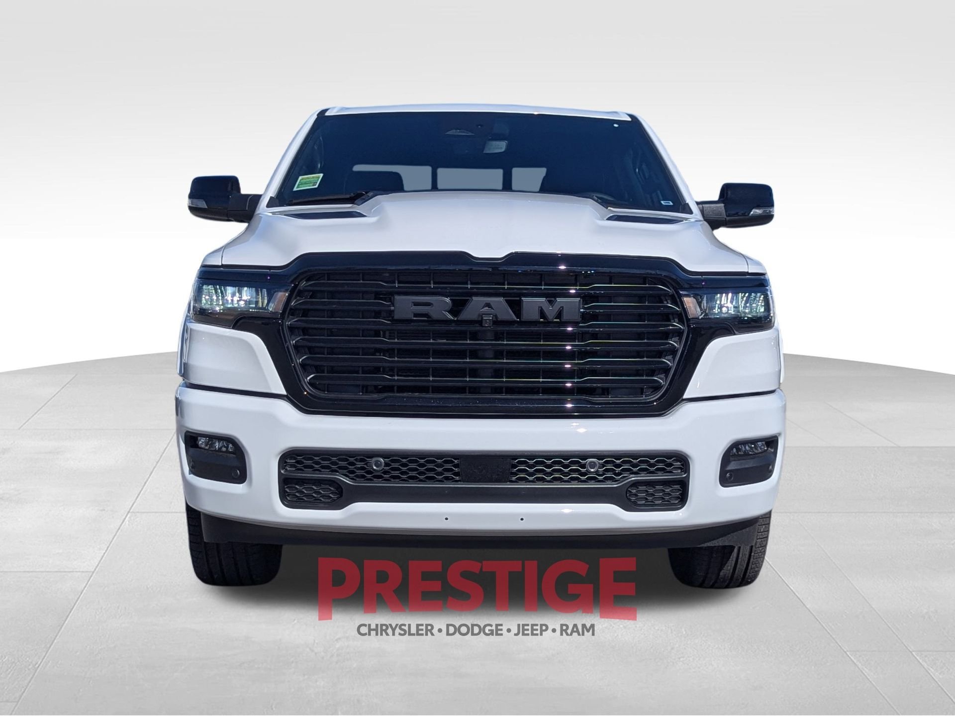 New 2026 Bright White Clear-Coat Exterior Paint RAM Laramie image 2