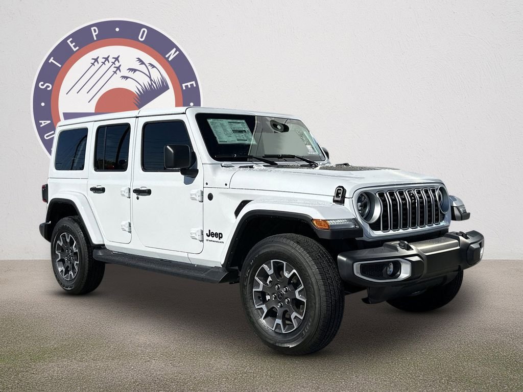 New 2026 Bright White Clear-Coat Exterior Paint Jeep Sahara image 2