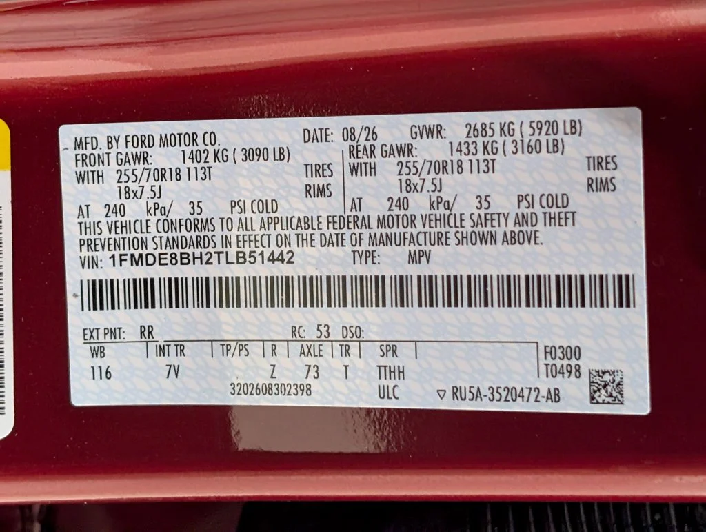 New 2026 Ruby Red Metallic Tinted Clearcoat Ford Outer Banks® image 25