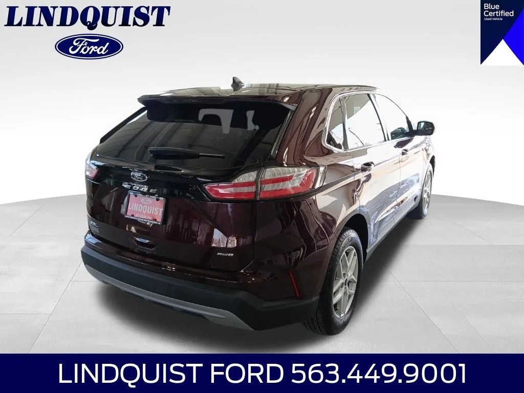 Certified Used 2024 Burgundy Velvet Metallic Tinted Clearcoat Ford SEL image 9