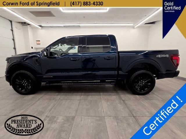 Certified Used 2024 Antimatter Blue Metallic Ford XLT image 4
