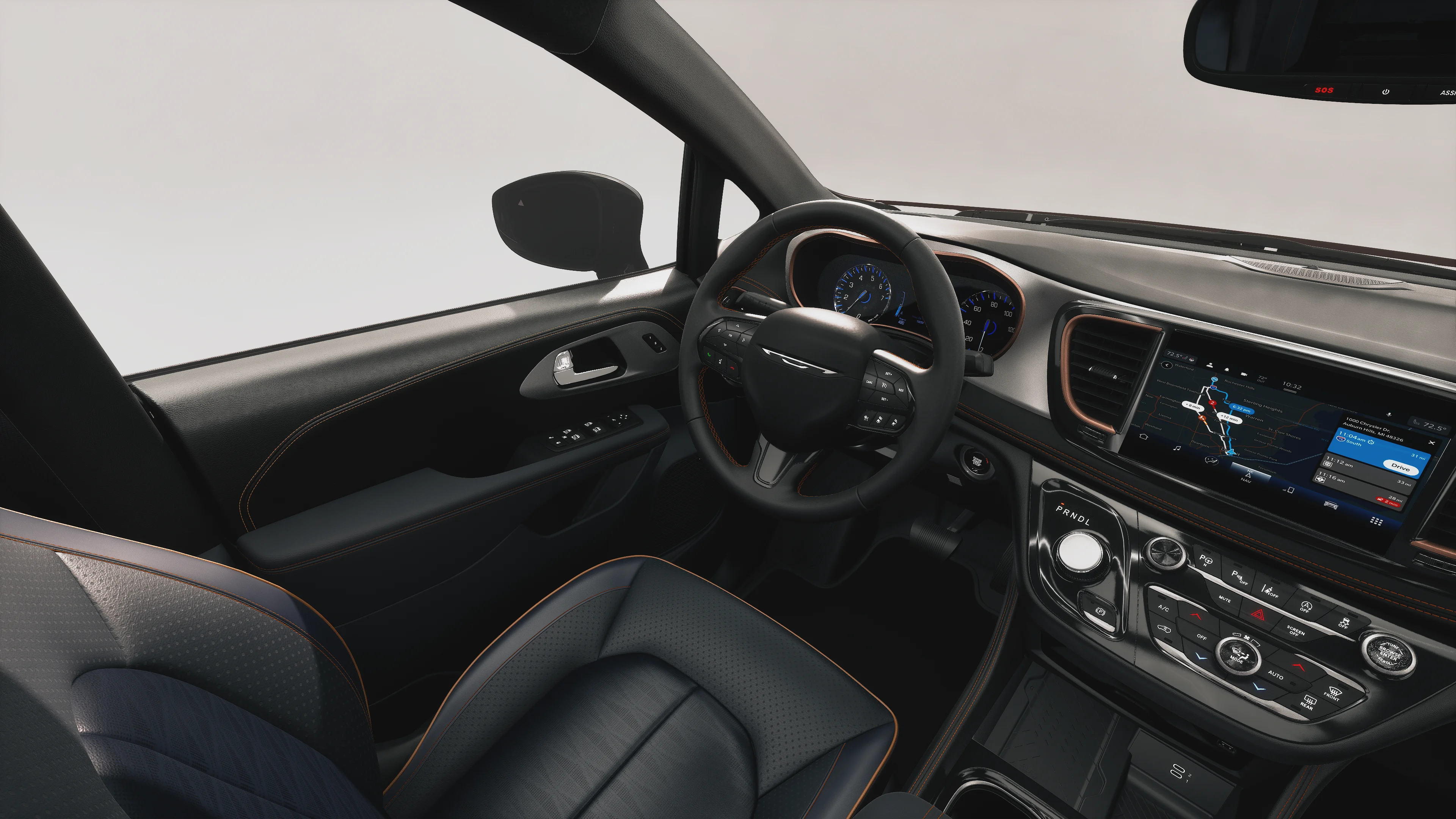 New 2027 Red Hot Pearl-Coat Exterior Paint Chrysler Pinnacle image 8
