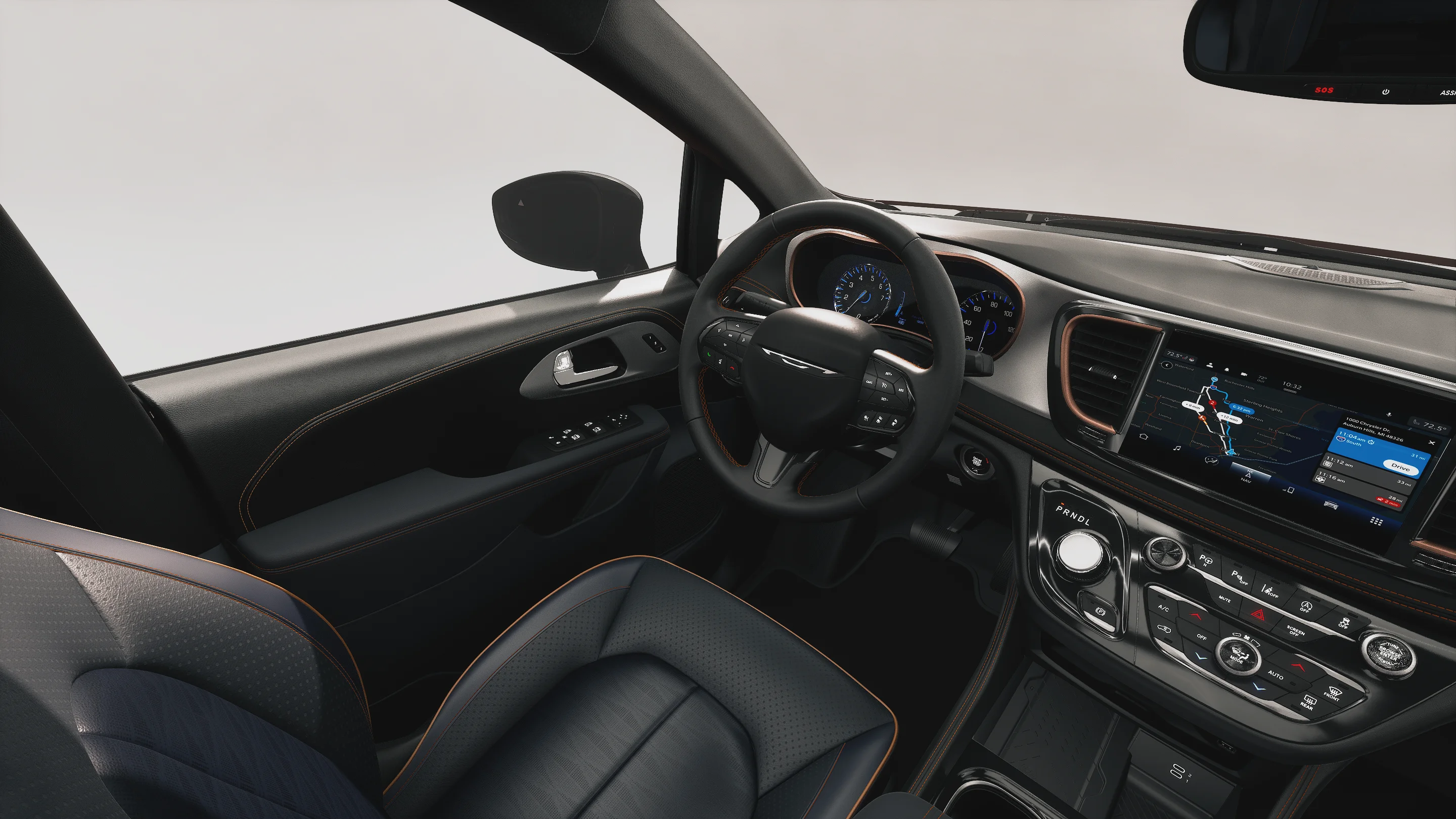 New 2027 Red Hot Pearl-Coat Exterior Paint Chrysler Pinnacle image 8