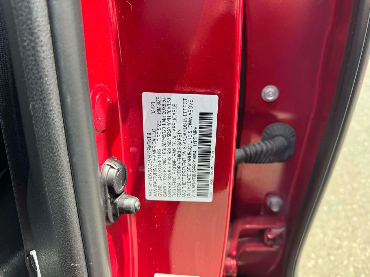 2023 Honda Passport EX-L - Photo 15